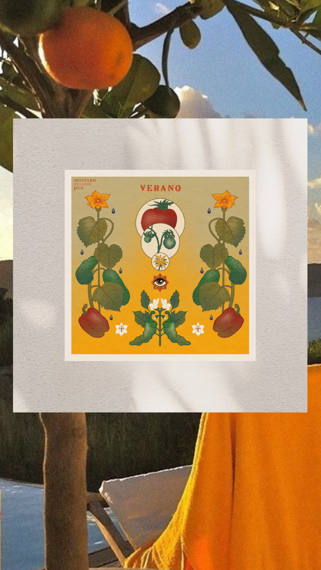 Postal cuadrada 150×150 — Verano
